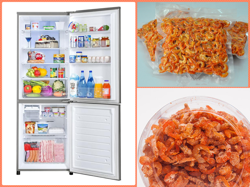 cách bảo quản tôm trong tủ lạnh