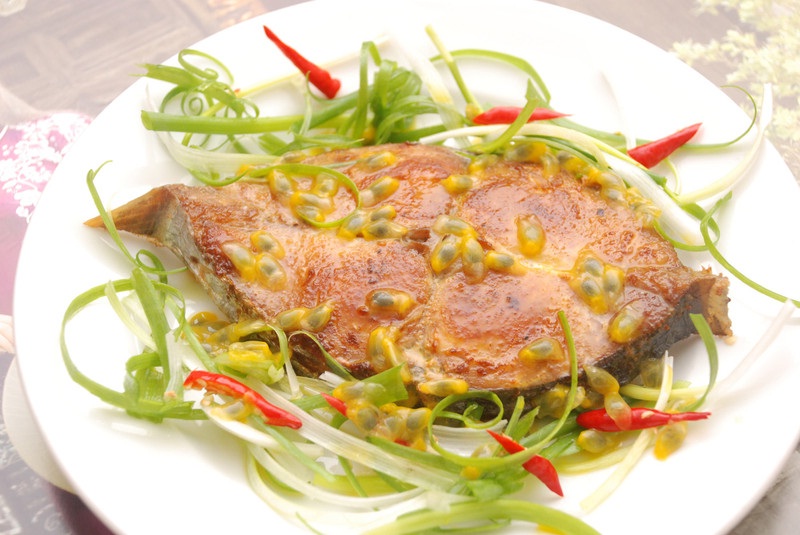 cá thu sốt bò chanh dây