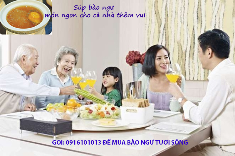 cách nấu sup bào ngư tại nhà