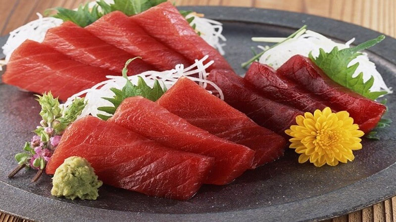 món sashimi nhà hàng nhật bản