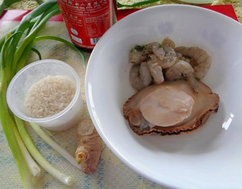 nấu cháo bào ngư