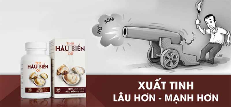 tinh hàu biển với đàn ông